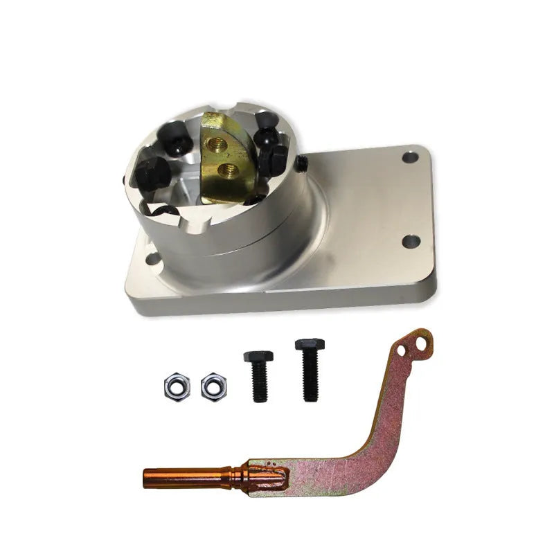 Silver aluminium alloy quick short rod gear lever for Horton car models
