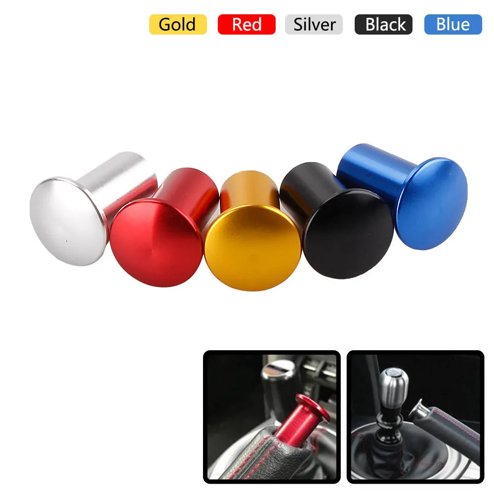 Aluminium alloy handbrake cap for car modification in five metallic colours