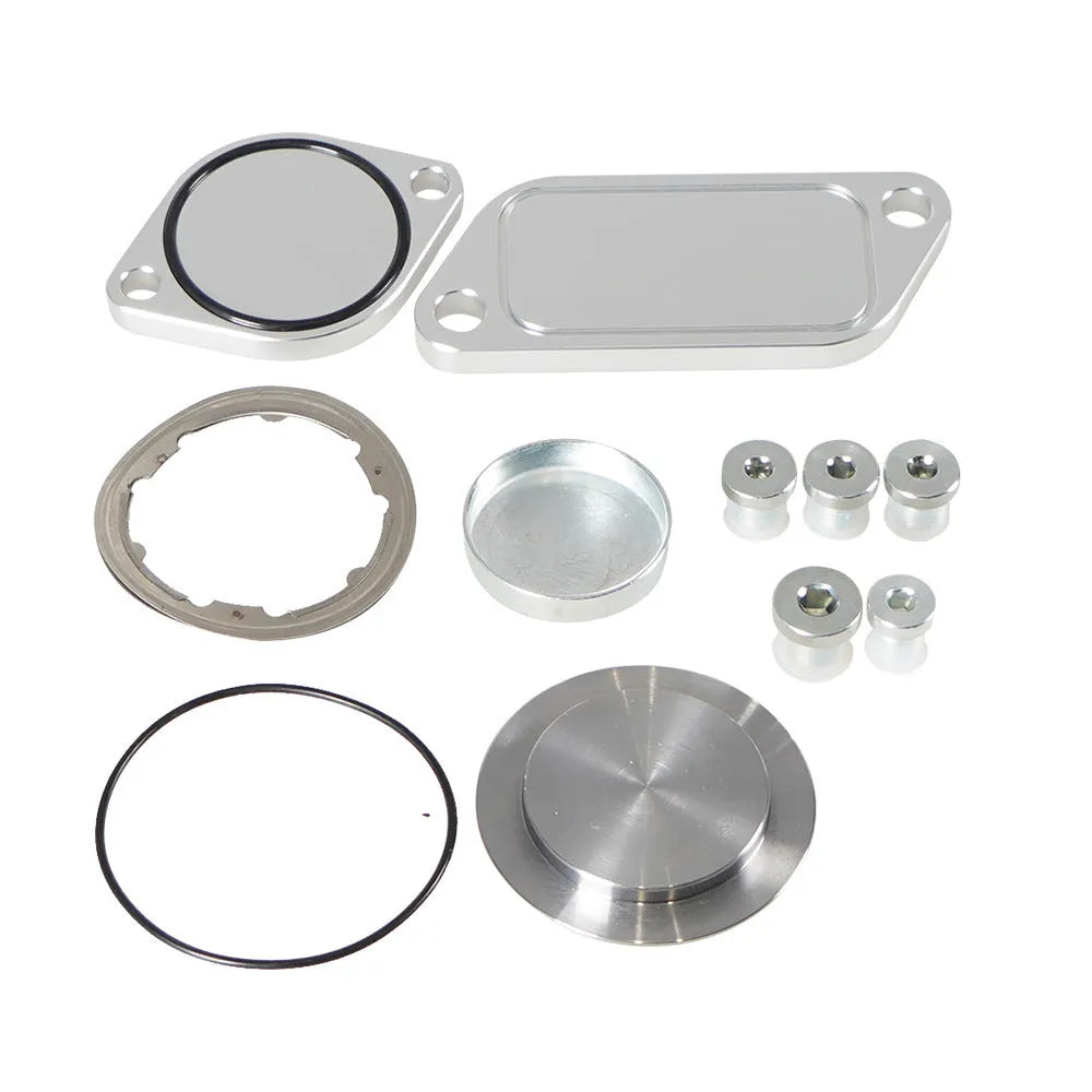 Silver aluminium alloy valve cover for automotive exhaust gas recirculation system