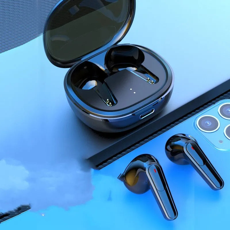 Black PRO30 wireless Bluetooth in-ear headphones with noise reduction technology and voice control