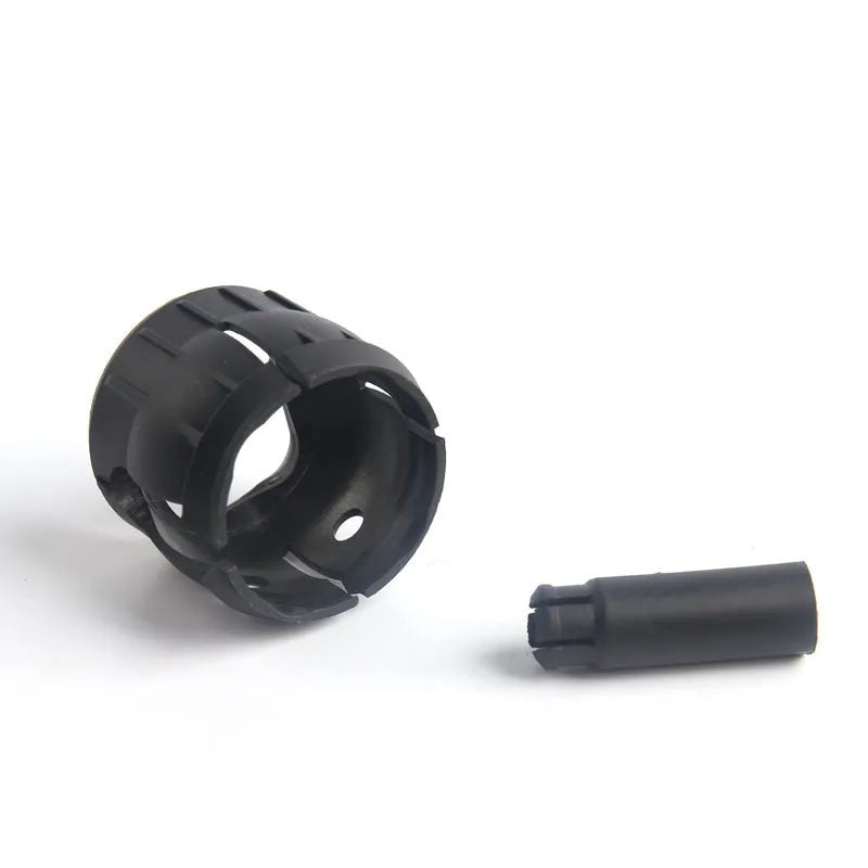 Black plastic Vauxhall Opel Zafira gear lever accessory measuring 3cm by 2cm