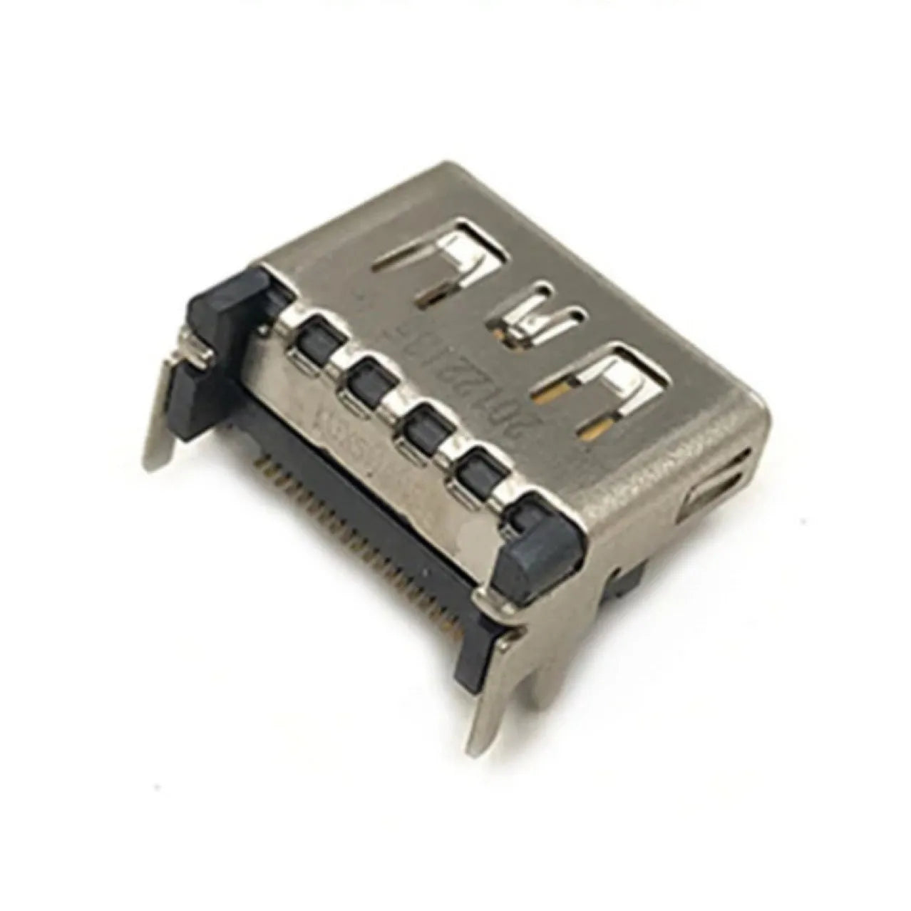 Silver HDMI host interface socket for game console connectivity and replacement applications