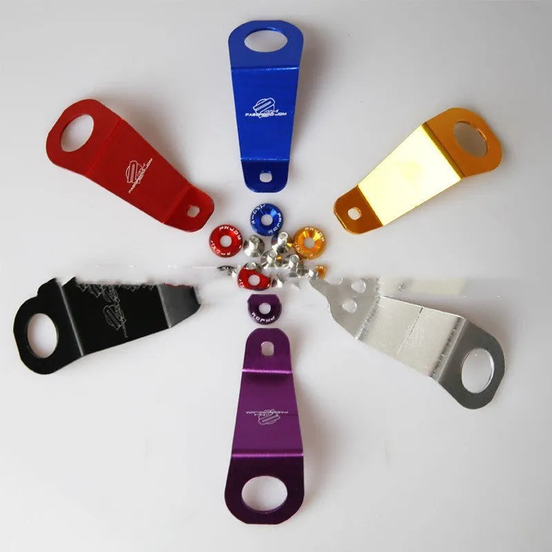 Aluminium alloy radiator mounting bracket for Honda Civic EG in choice of colours.