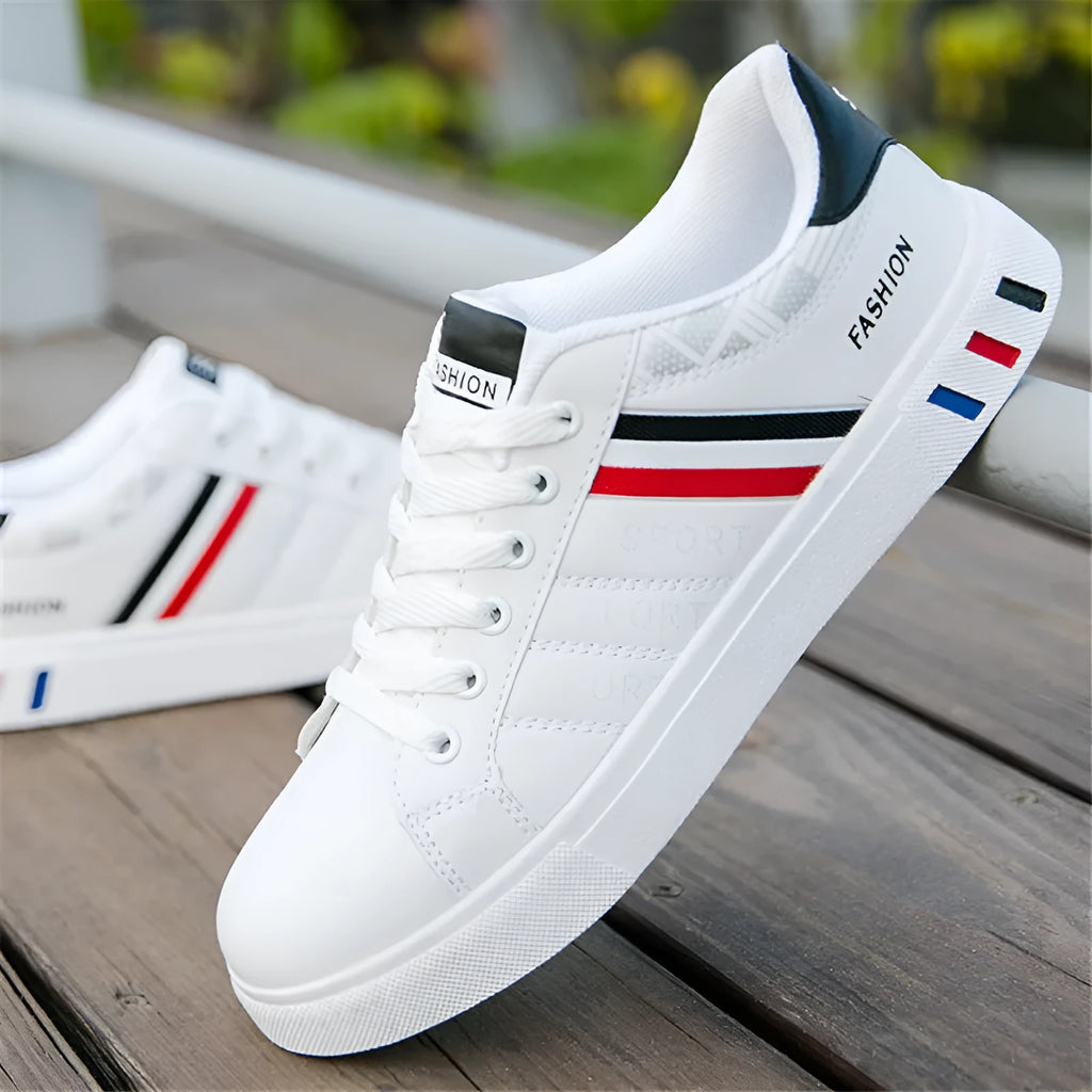 Sports shoes in Black, Gray, and White colour options showing size tags 39 to 44