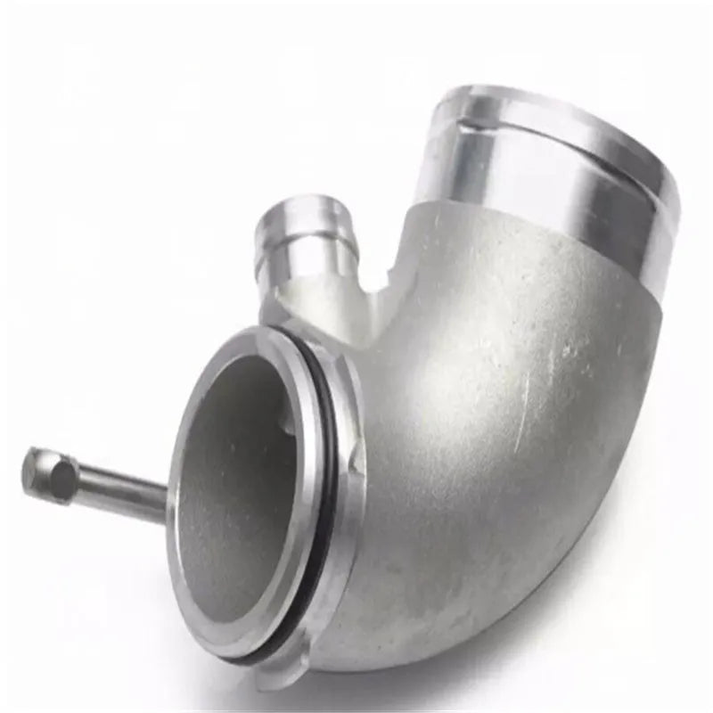 Aluminium alloy 90-degree turbo elbow pipe for car lateral engine modification