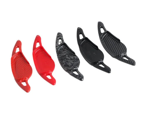 Carbon fibre pattern steering wheel paddle shifter modification accessory in ABS material