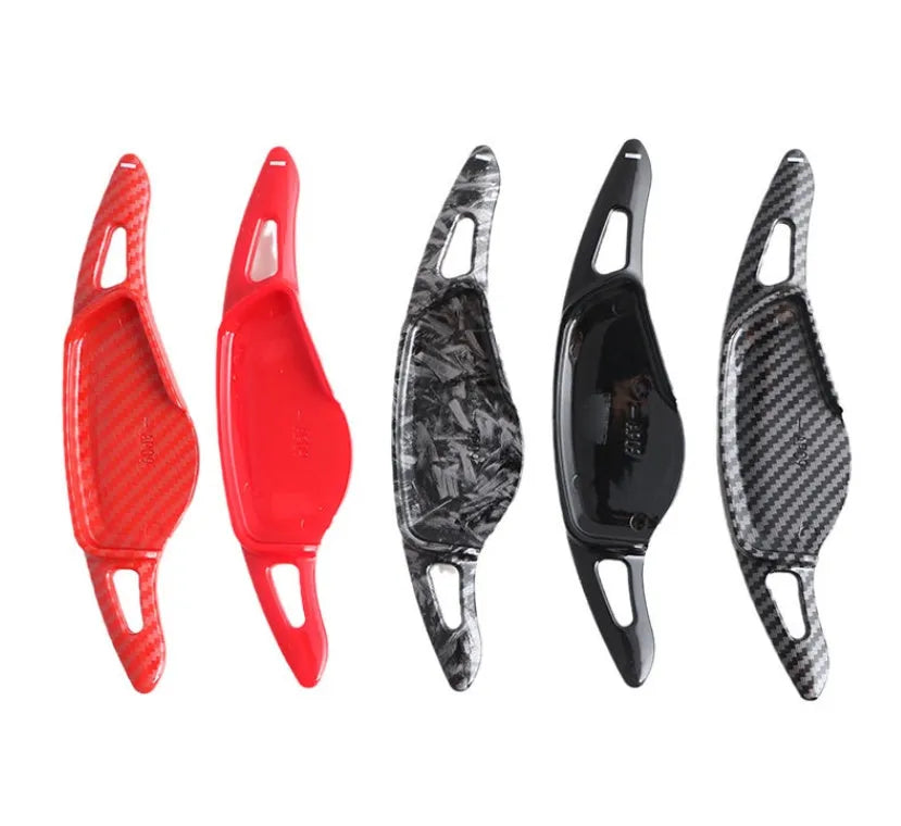 Carbon fibre pattern steering wheel paddle shifter modification accessory in ABS material