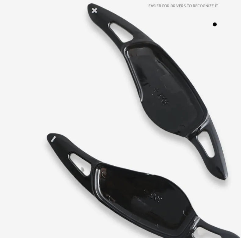 Carbon fibre pattern steering wheel paddle shifter modification accessory in ABS material