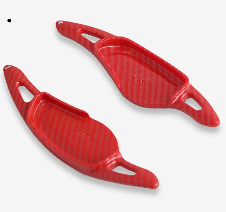 Carbon fibre pattern steering wheel paddle shifter modification accessory in ABS material