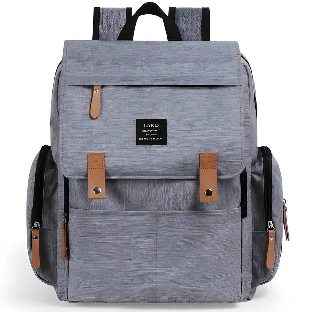 LAND Mommy large capacity Oxford cloth diaper backpack with changing mat in multiple colour choices