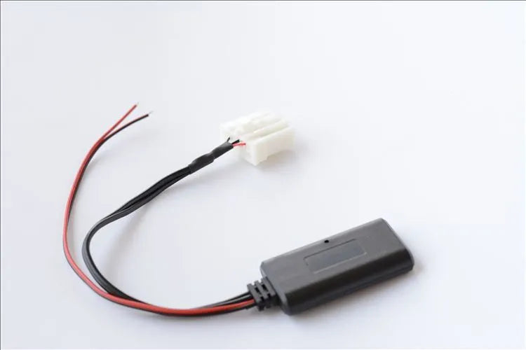 Black Bluetooth audio cable for Mazda cars with AUX connection for 2006+ models