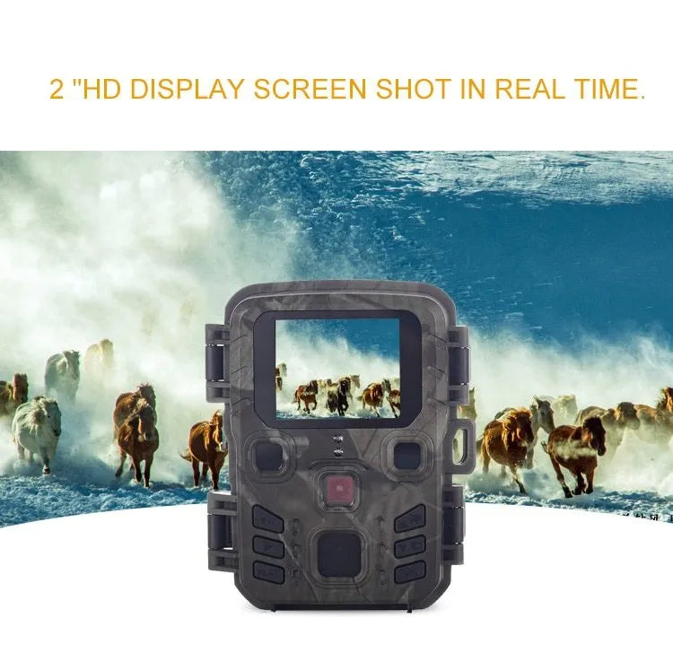 Black plastic monitoring infrared night vision device with TF card slot