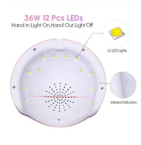 LED curtain lights with 36 white plastic stars for indoor Christmas decoration in celestial theme