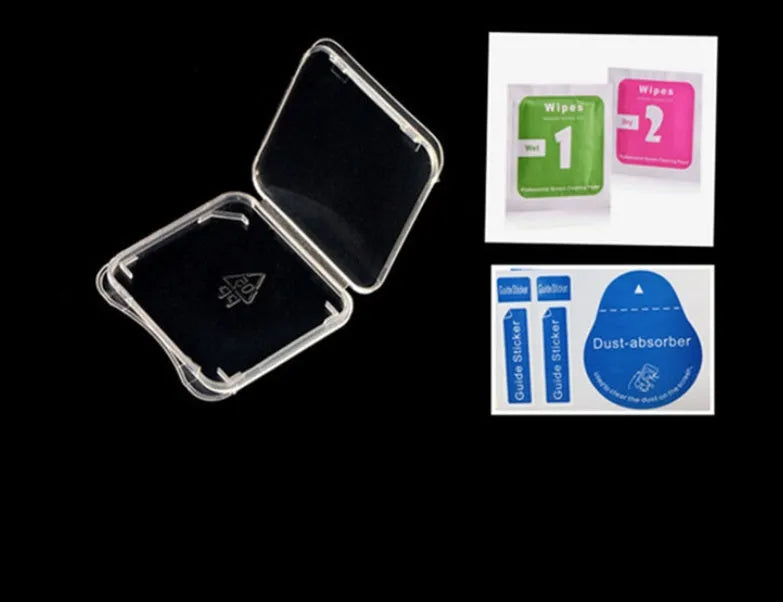 Tempered glass camera lens and flash protector films for Samsung Galaxy phones