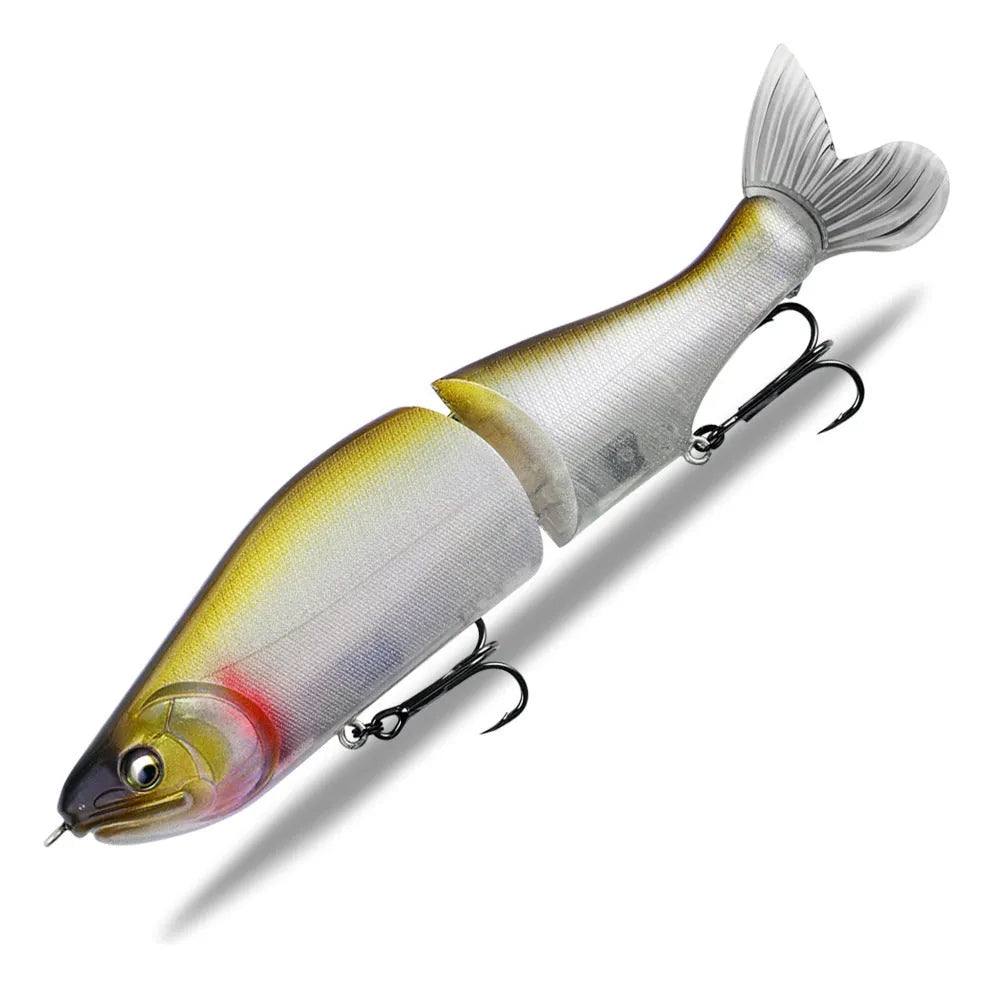 185mm soft plastic fishing bait in realistic fish design for bass fishing