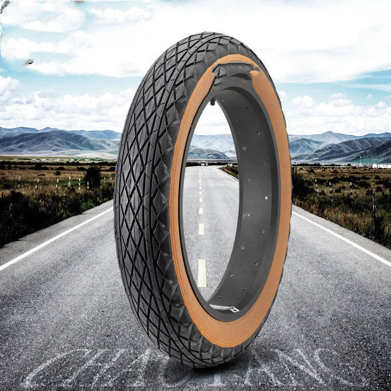 20x4.0 inch brown rubber snowmobile tyre for electric beach cars