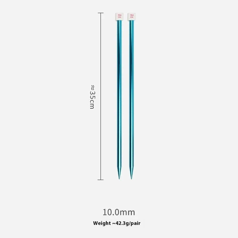 Complete set of 28 crochet hooks in 14 sizes from 2.0mm to 10.0mm with protective caps
