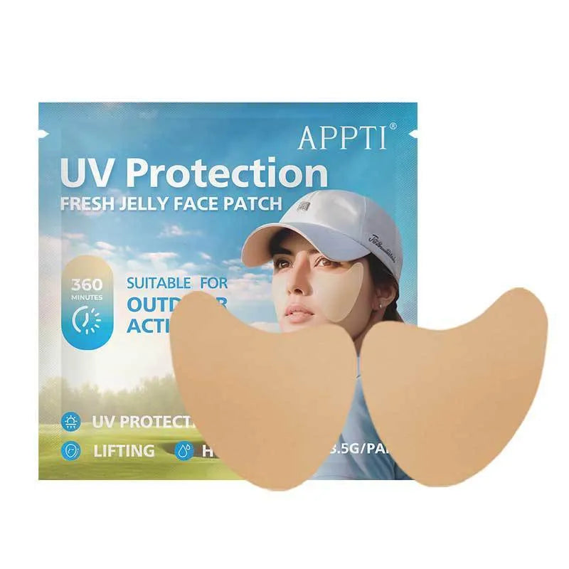 UV-proof outdoor sports eyes mask for universal skin types with 5ml application per pair