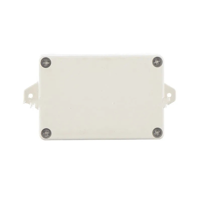 ABS plastic waterproof electrical enclosure box for security monitoring power supplies, dimensions 100mm by 68mm by 40mm.