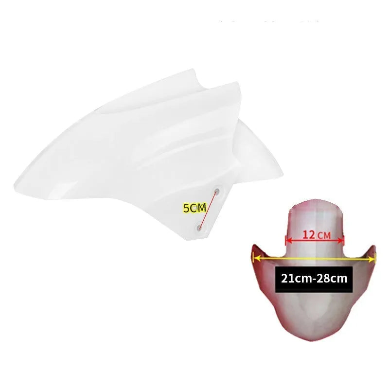 Electric car front wheel fender replacement part in ABS plastic, shown in a selection of available colours.
