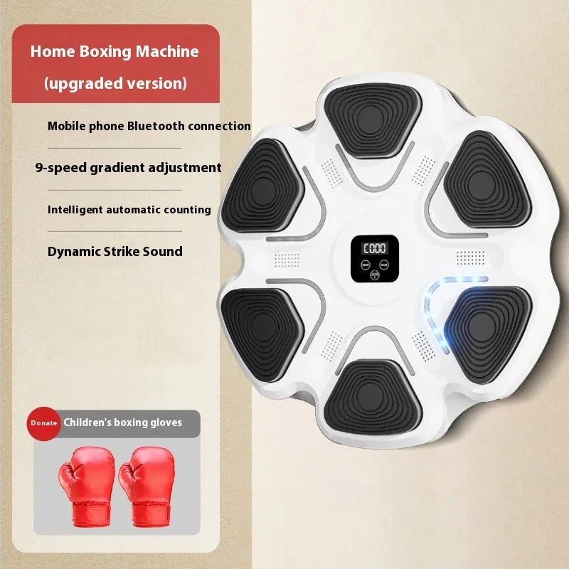 Smart music boxing machine electronic wall target with focus gloves