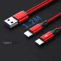Black braided fast charging cable with twin Micro USB heads for simultaneous Android device charging