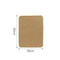 Sisal cat scratch board with sisal blanket surface in pastoral style design
