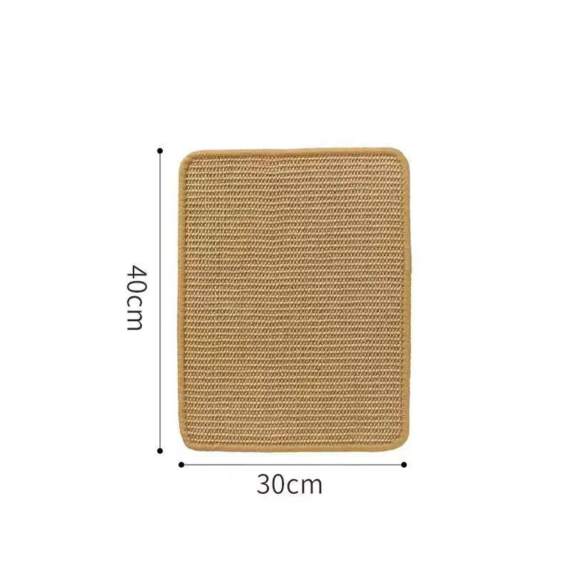 Sisal cat scratch board with sisal blanket surface in pastoral style design