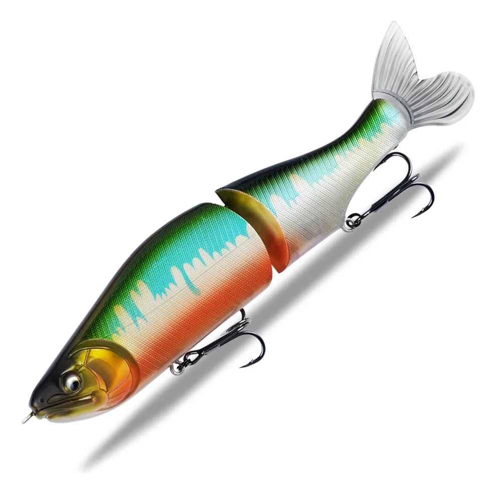 185mm soft plastic fishing bait in realistic fish design for bass fishing
