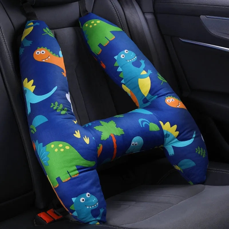 55x70cm automotive headrest pillow with pearl cotton filling showing pattern options