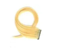 Long curly gradient hair wig patch in mixed silk material, showing 60cm length and vibrant colour options.