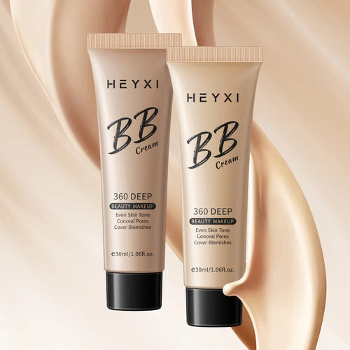 Waterproof BB cream in four colour options for universal skin coverage