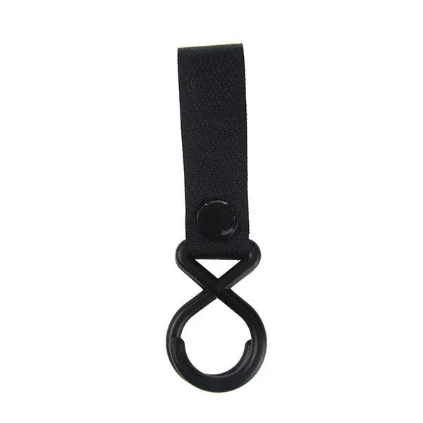 Nylon luggage velcro hook shown in multiple colour options including red, blue, green, and yellow variants
