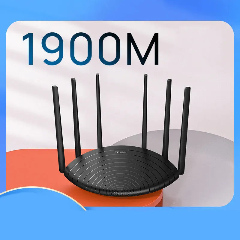 TP-Link AC1900 gigabit wireless router with network cable