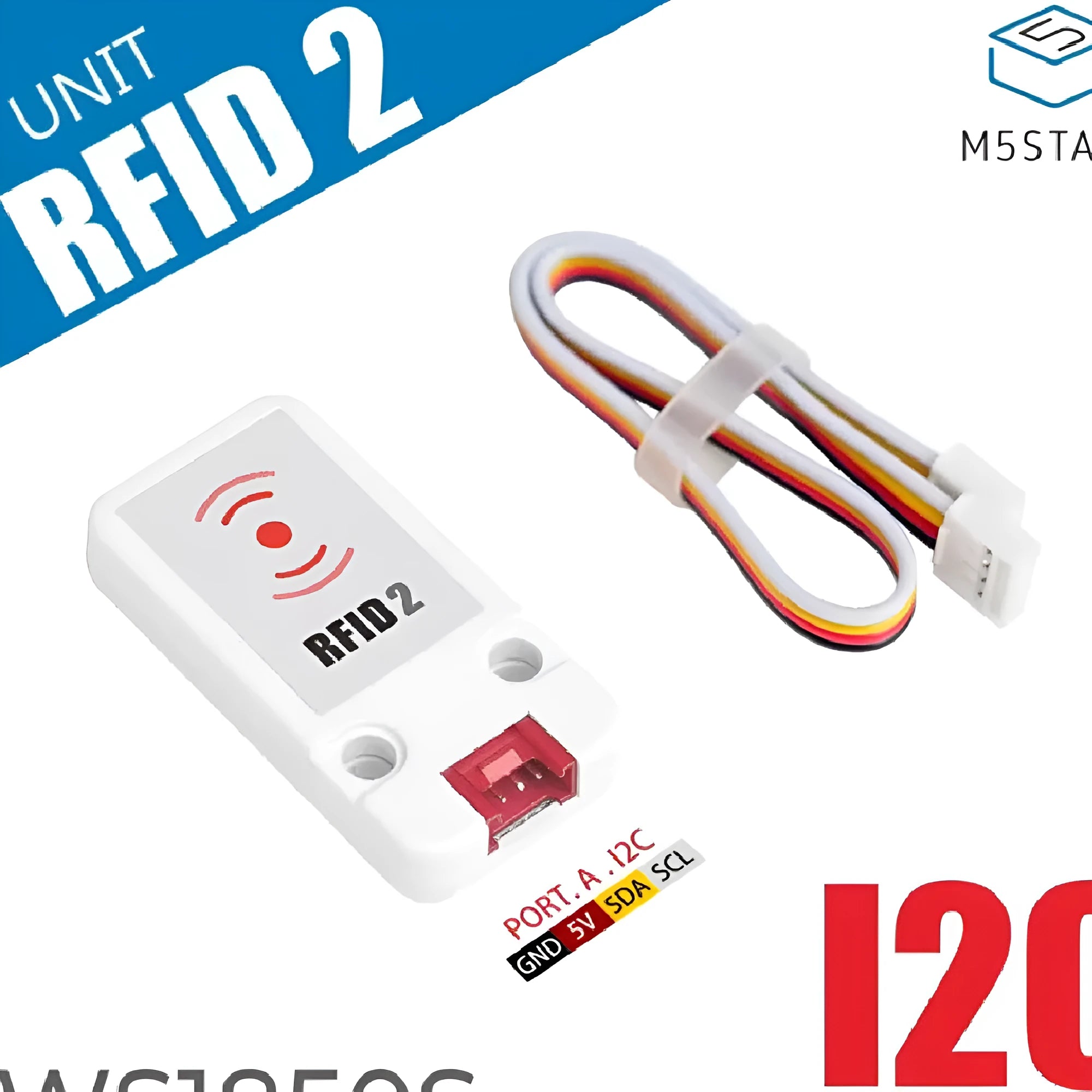WS1850S 13.56 MHz RFID sensor module with HY2.0 cable for IoT development