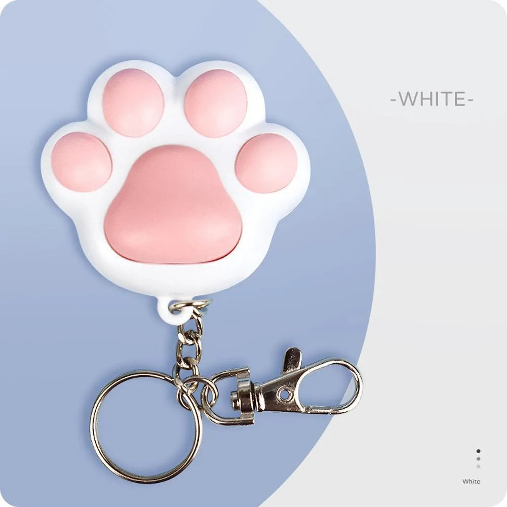 USB rechargeable infrared cat teaser toy with key chain in black or pink colours