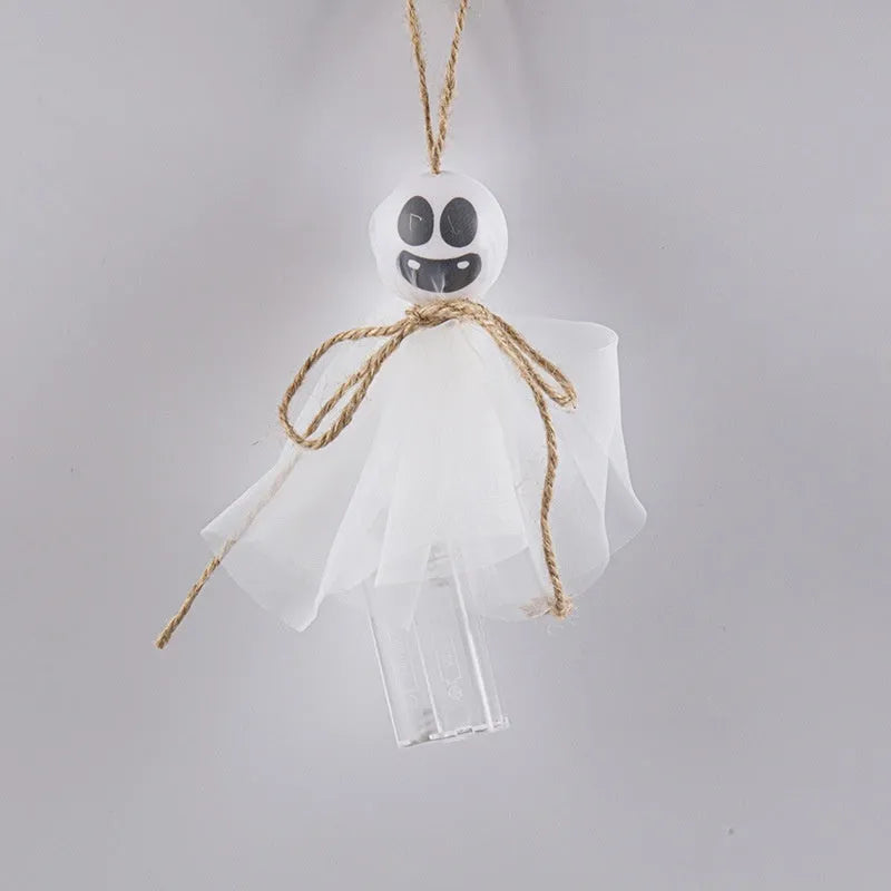 Halloween LED lighting chain with battery box, shown in a ghost-themed colour for venue decoration.