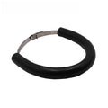 Universal motorcycle exhaust pipe anti-drop wring in black, blue, and orange colours with an exhaust gasket.
