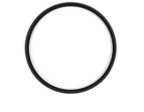 Black multi-coated camera filter protector for UV and mirror filters