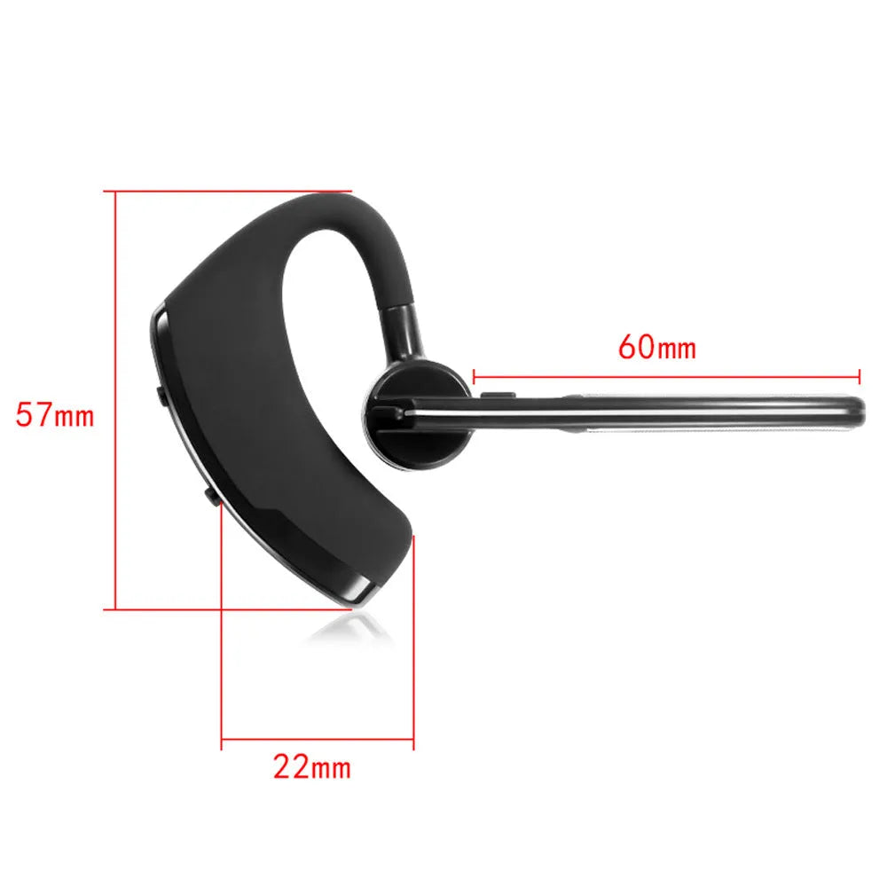 V9 Jerry style Bluetooth wireless headset with earbud and charging cable