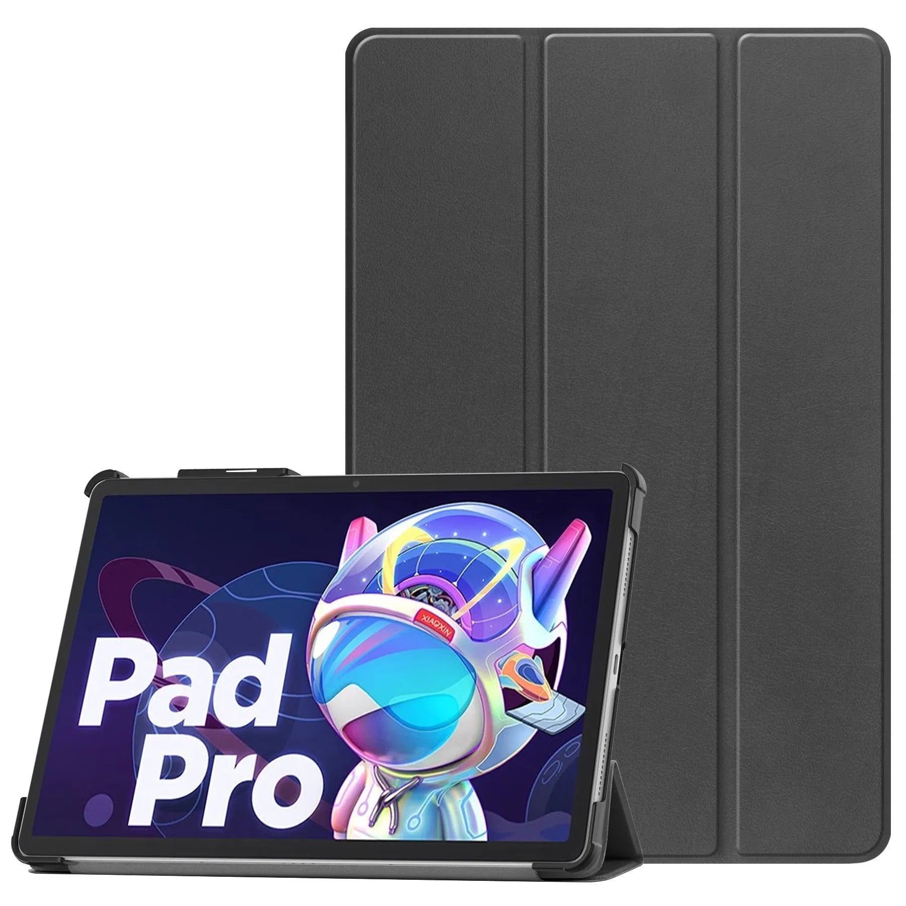 Lenovo Tab P12 12.7-inch tablet protective case with a three-fold stand in various colour and pattern options.