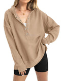 Women's loose raglan sleeve pullover sweater in peacock green, casual Japanese Korean style.