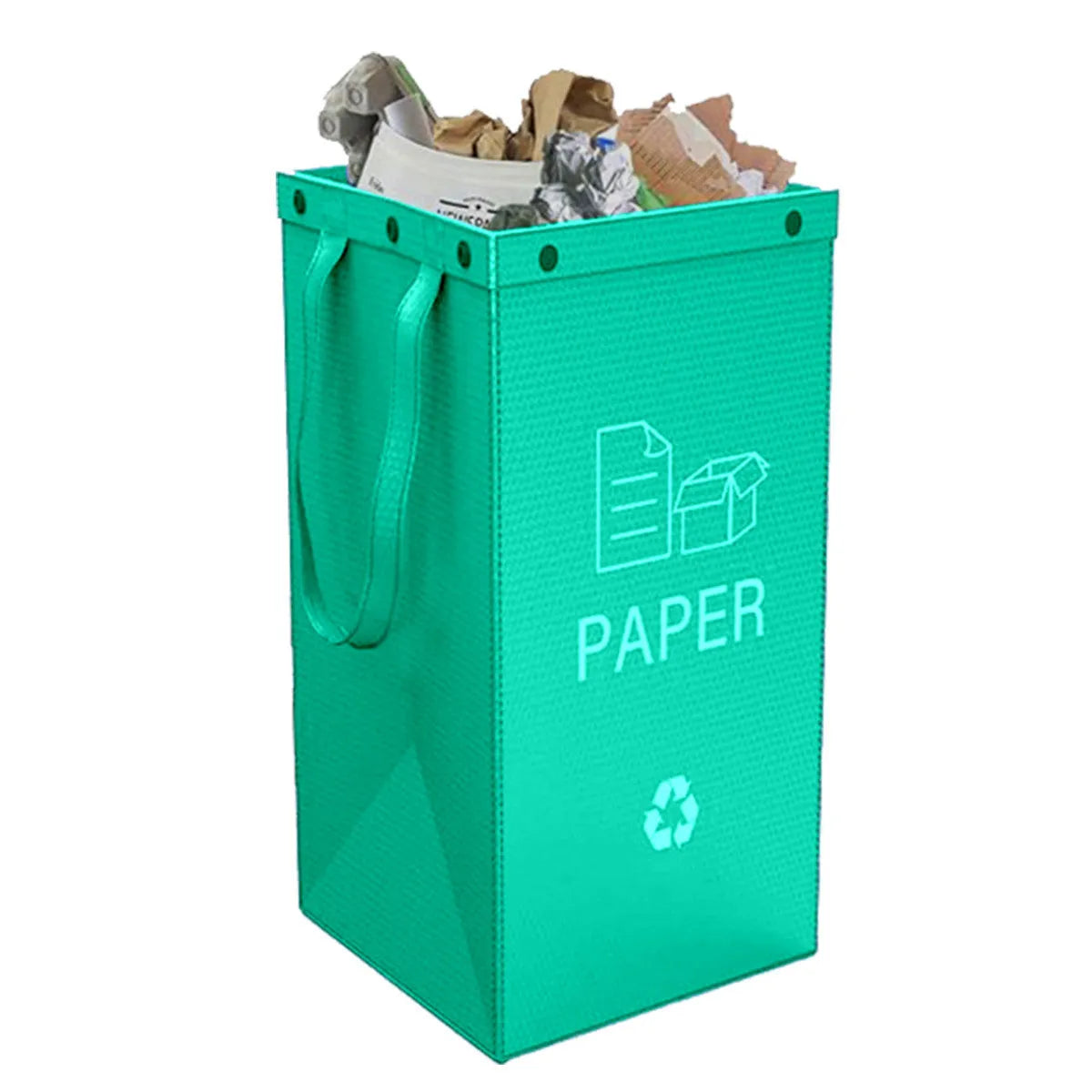 40 litre PP plastic rubbish bag roll in multiple colours for waste classification