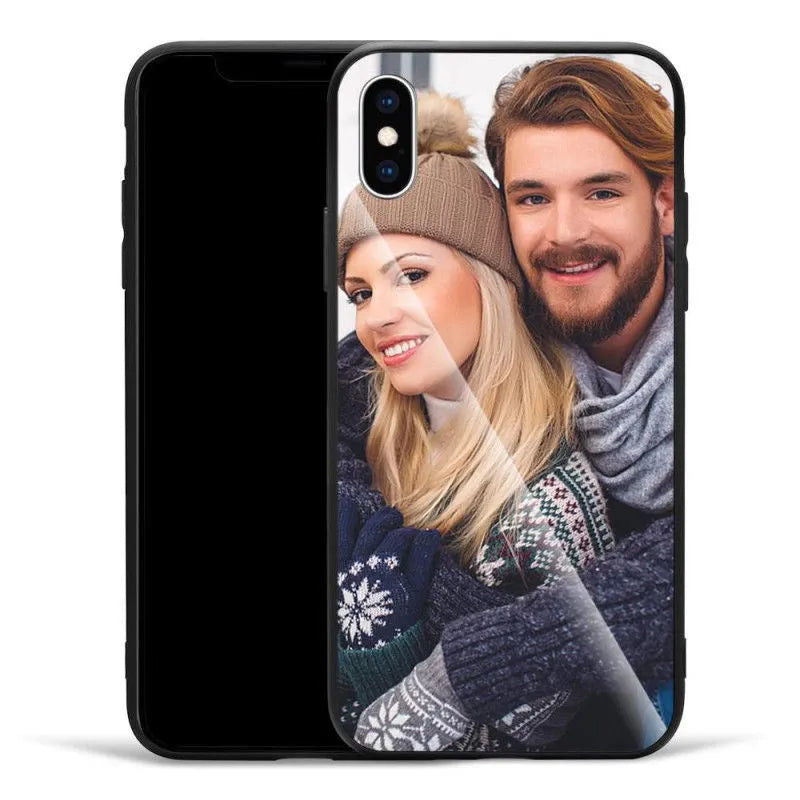 Slim protective case for iPhone with raised bumper edge around screen and camera.