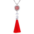 Alloy tassel aromatherapy pendant with 50cm chain for car or personal fragrance diffusion