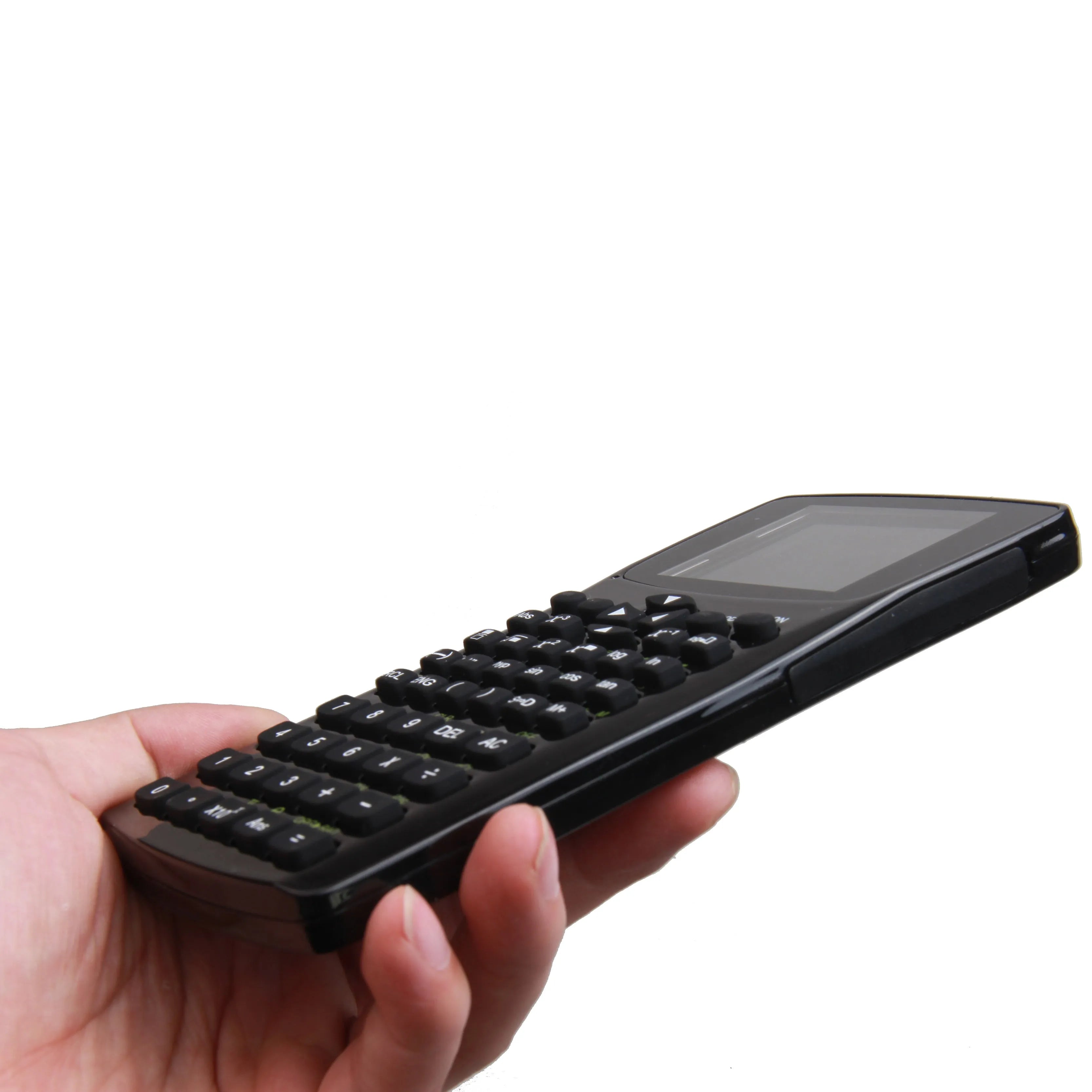 Black multifunctional e-book reader with adjustable wrist strap showing a 2.8cm screen displaying text