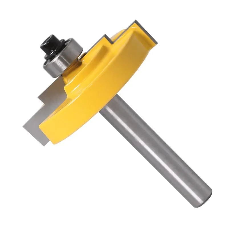 Carbide door and window step knife with 8mm round shank and 12.7mm blade for router.