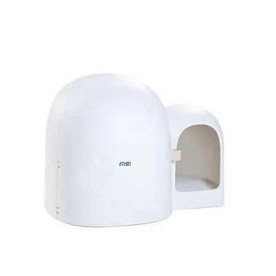 Fully enclosed oversized cat litter box in ABS plastic measuring 67.7x49x50cm
