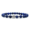 Handmade Tiger Eye bracelet with 19mm Buddha head bead in unisex design