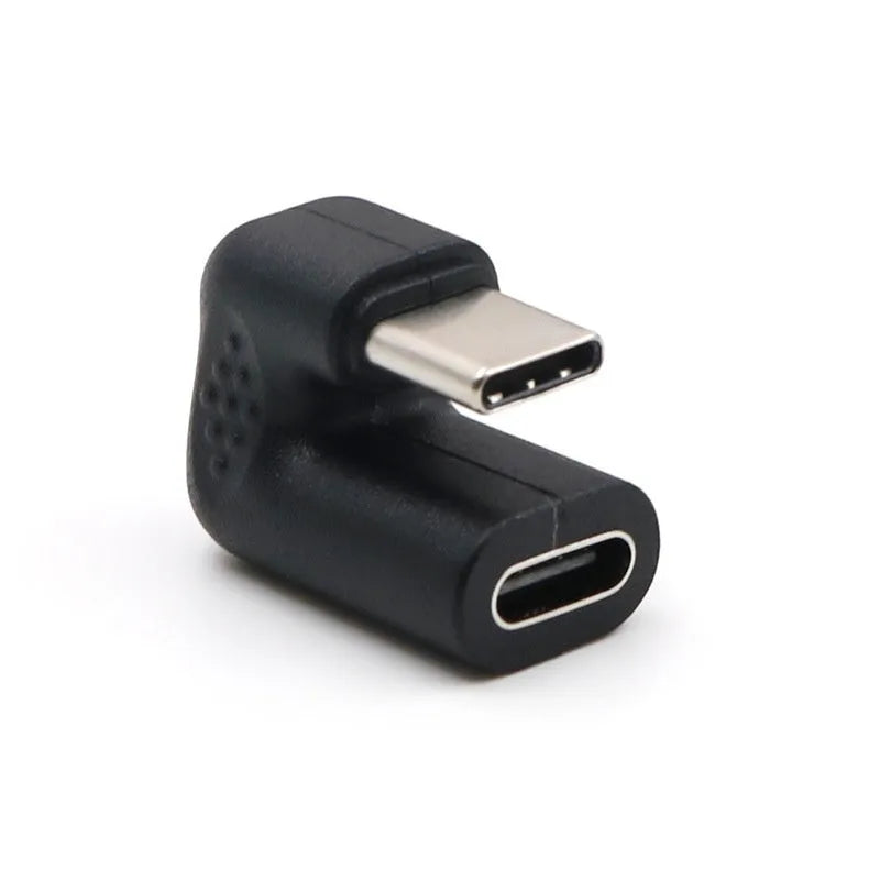 Plastic male to female USB adapter extension cable with U-bend design and four adapter pieces